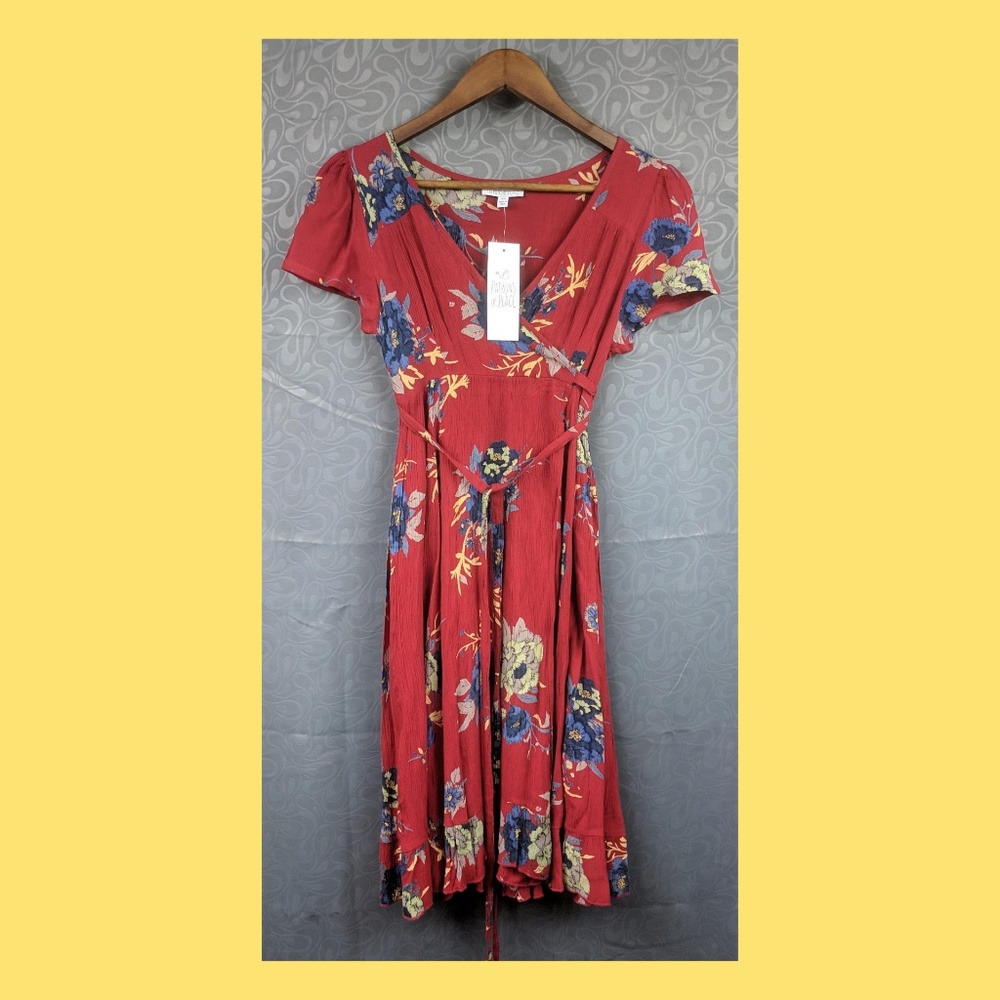 💛❤NWT Patrons of Peace Floral Dress SZ XS❤